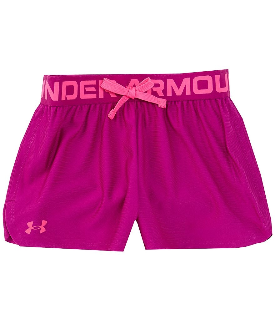 Under Armour - Play Up Solid Shorts Girls cerise at Sport Bittl Shop