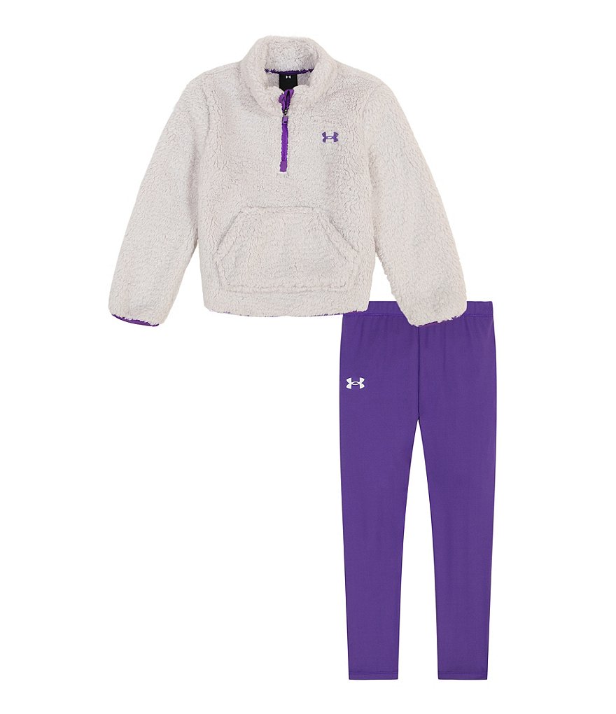 NWT Under Armour space on sale dyed hoodie & leggings set girls size 3T