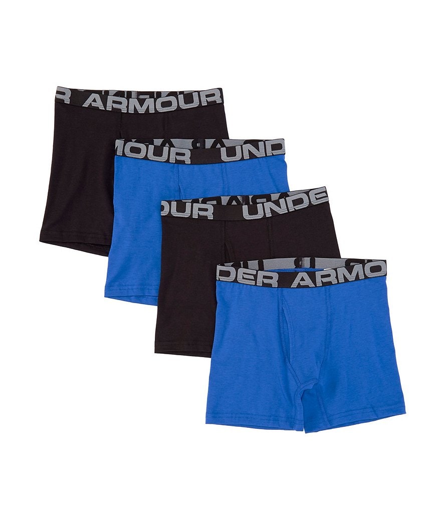  Under Armour Boys' Big Performance Boxer Briefs, Ultra  blue/black, YMD: Clothing, Shoes & Jewelry