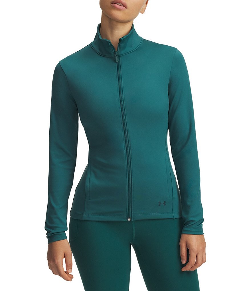 Under Armour Motion Front Zip Mock Neck Long Sleeve Jacket | Dillard's