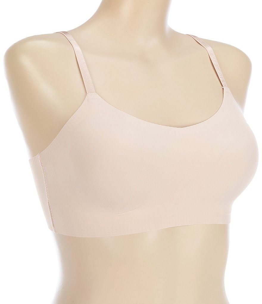 Calvin Klein Womens Invisibles Comfort Seamless Lightly Lined V Neck  Bralette Bra : : Clothing, Shoes & Accessories