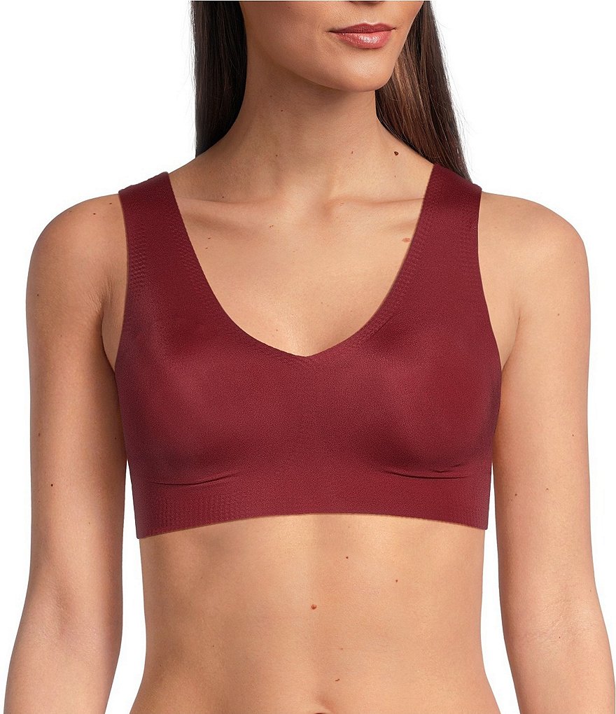 VAN WINKLE & CO. Bonded V-Neck Wire Free Bralette | Dillard's