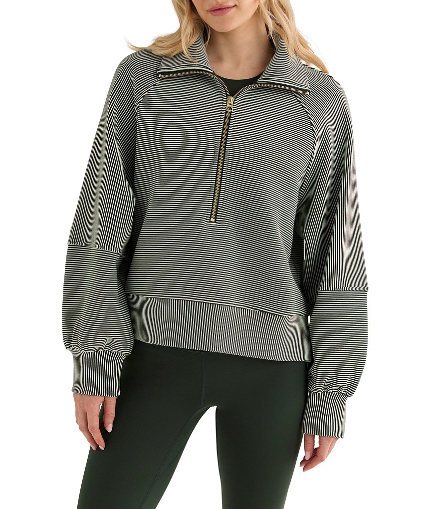 Varley Milano Half Zip 2.0 Zip Neck Long Sleeve Sweatshirt | Dillard's