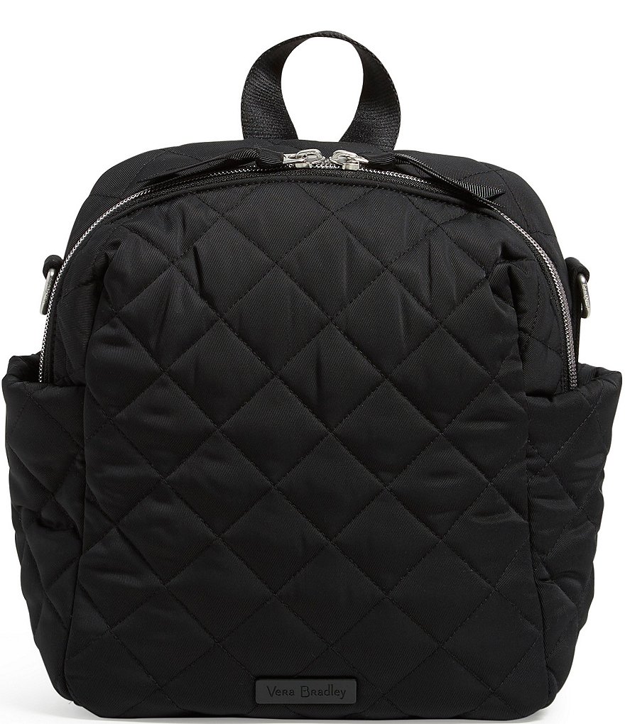 Vera Bradley Women's Performance Twill Campus Backpack, Black, One Size :  : Clothing, Shoes & Accessories