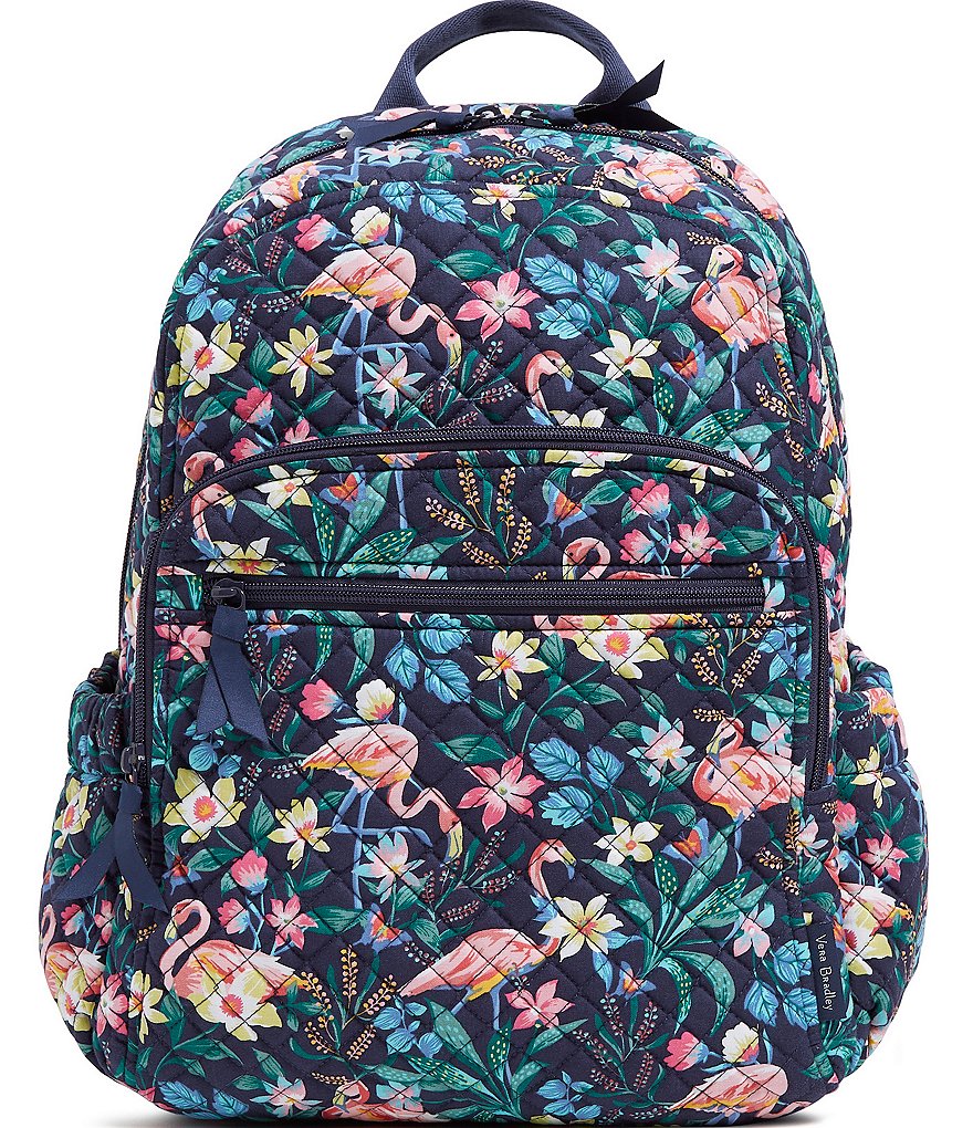 Vera Bradley Flamingo Garden Campus Backpack | Dillard's