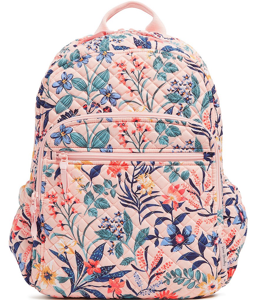 Vera Bradley Paradise Bright Coral Sling Backpack