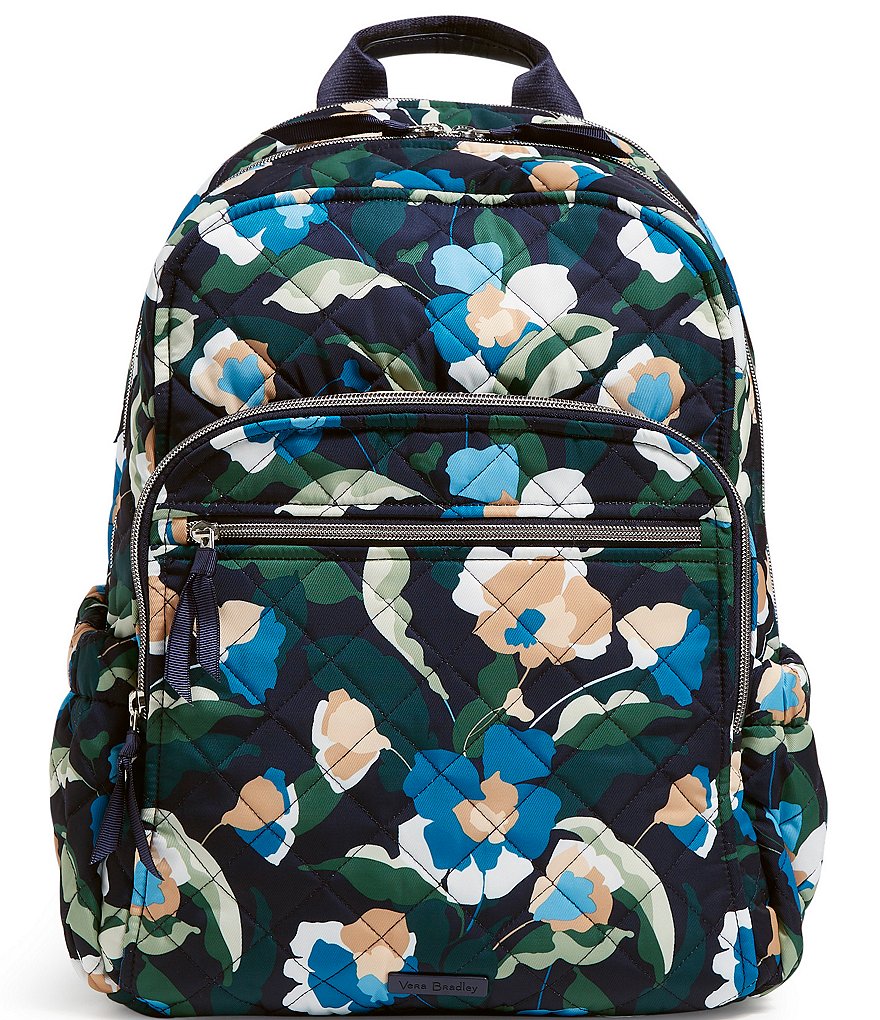 Vera Bradley Performance Twill Immersed Blooms Campus Backpack | Dillard's