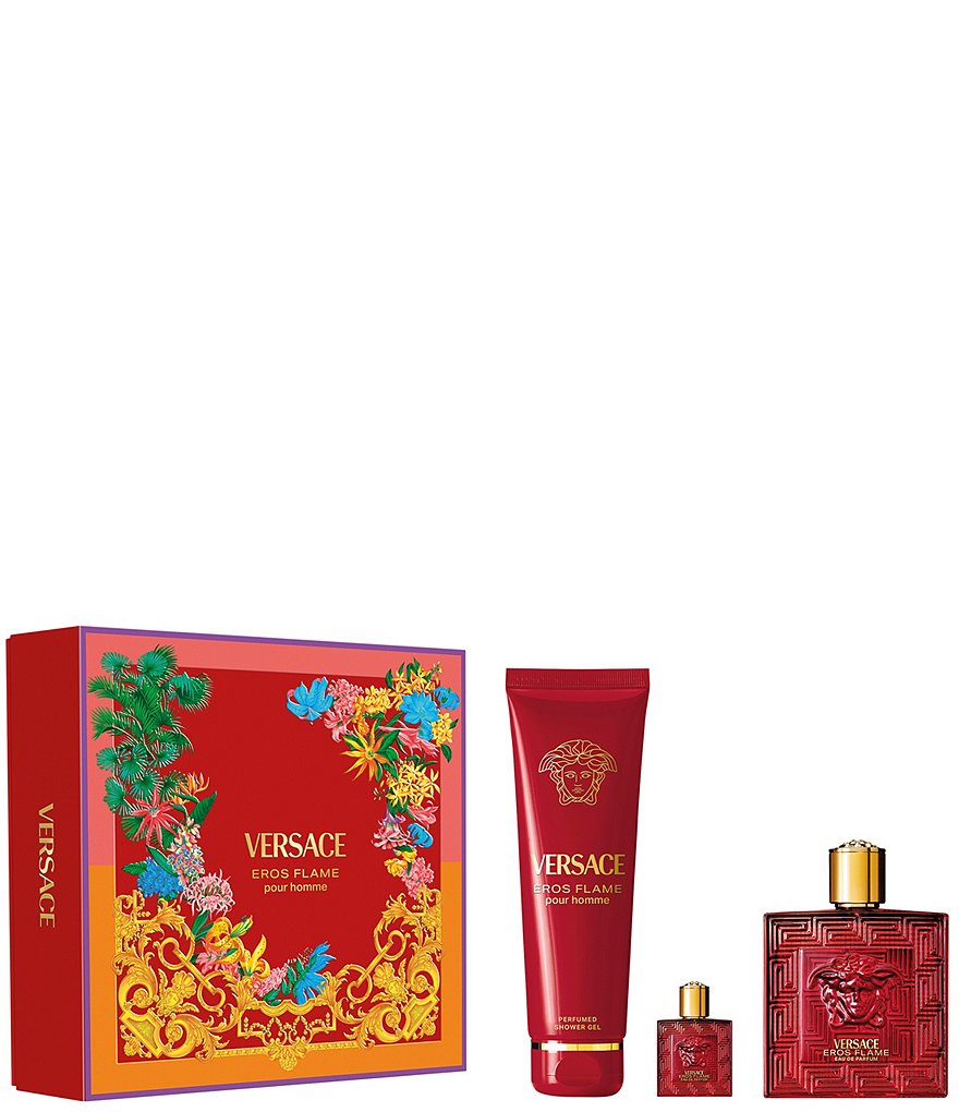 Versace Eros Flame Eau de Parfum 3-Piece Gift Set | Dillard's