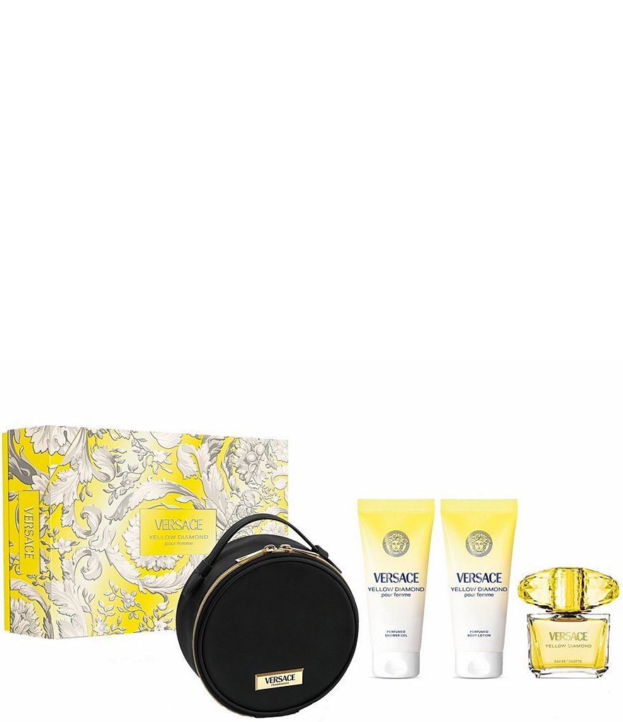 VERSACE YELLOW DIAMOND セット Versace Ladies Versace Yellow Diamond Gift Set Fragrances