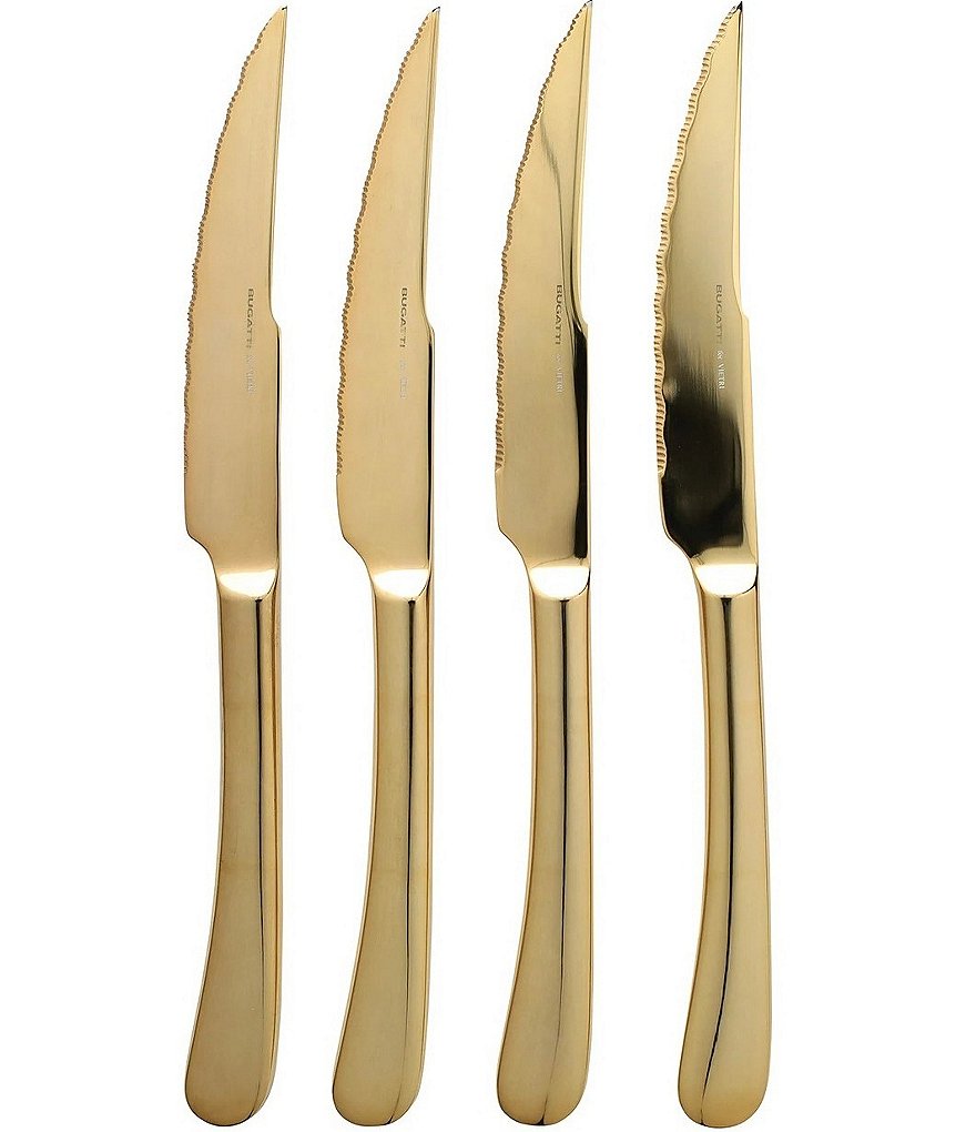 Sizzle Gold Steak Knives Set of 4