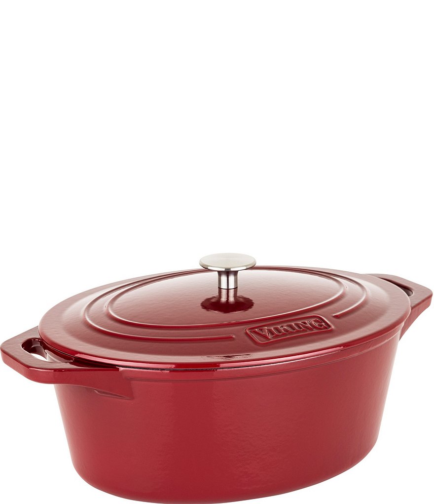 AS IS - RED VIKING DUTCH OVEN - Earl's Auction Company