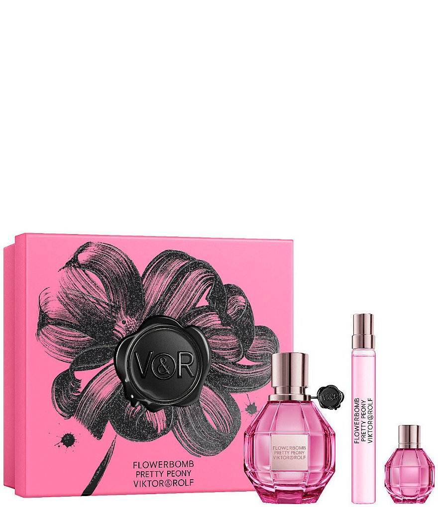 Viktor & Rolf Flowerbomb Pretty Peony Eau de Parfum 3-Piece Gift