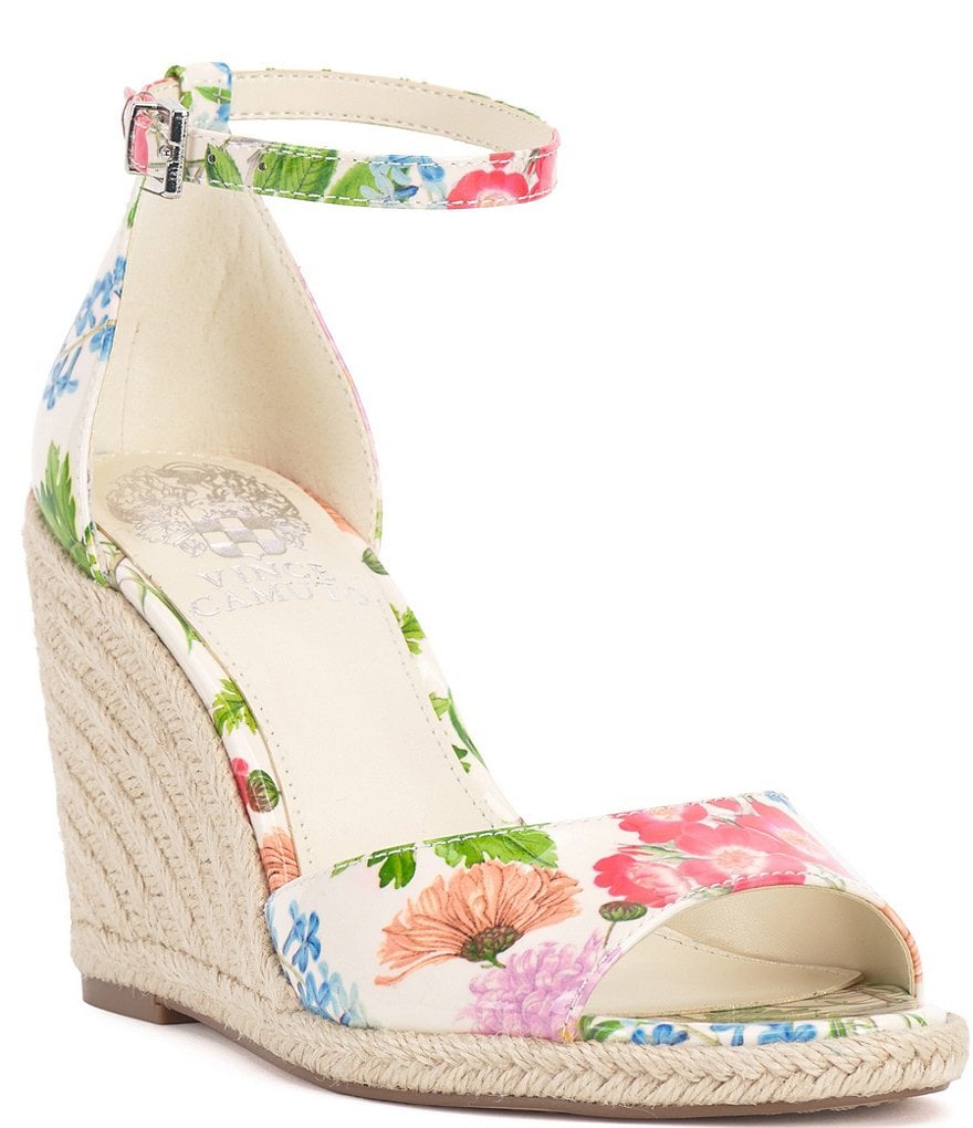 Floral Wedges – Label Frenesi Fashion