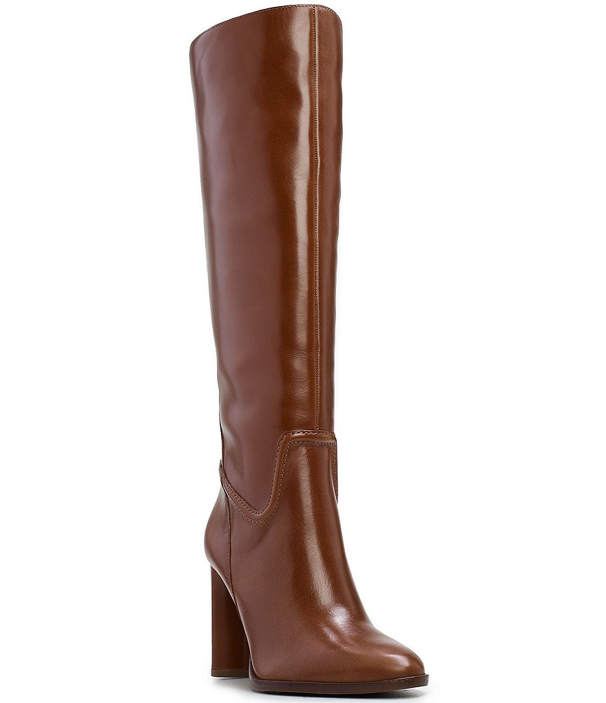 Vince Camuto Evangee Leather Knee High Boots | Dillard's
