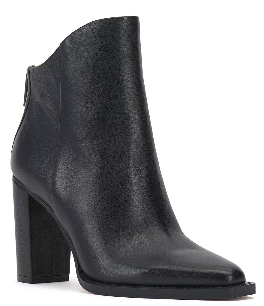 Vince Camuto Lehoea Leather Booties | Dillard's