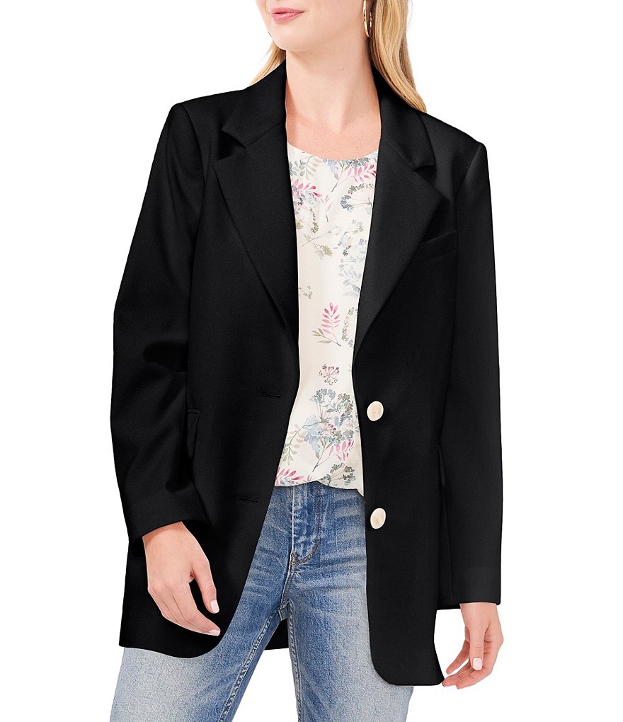 Vince Camuto Long Sleeve Notch Lapel 