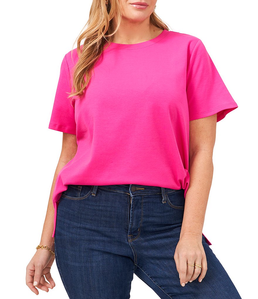 Vince Camuto Luxe Crepe de Chine Sleeveless Cowl Neck Tank