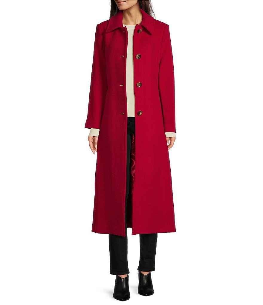 Red Vince Camuto popular Trench Coat