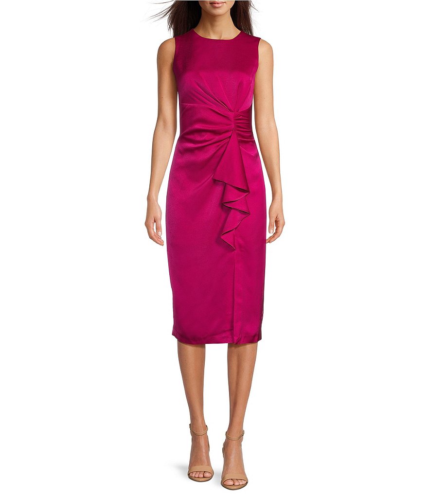 Vince Camuto outlets Raspberry Midi Dress NWT