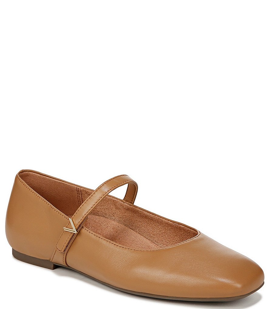 Vionic Alameda Leather Mary Jane Flats Dillard s