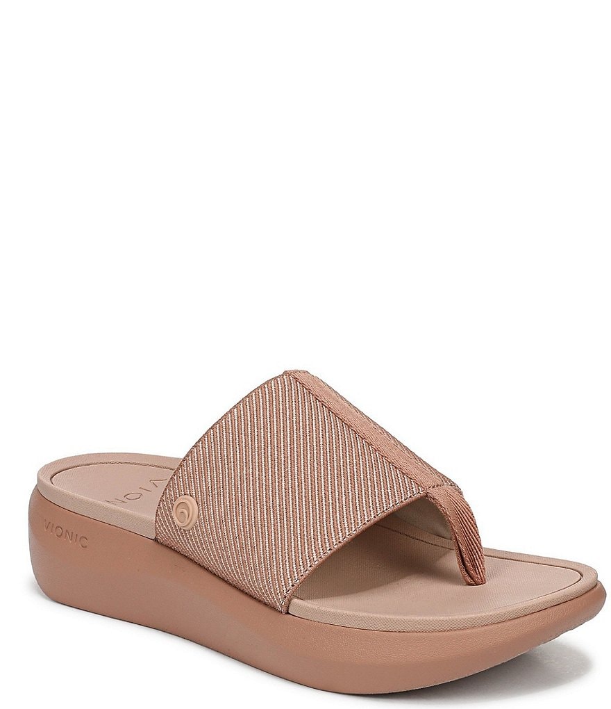 Vionic Aqua Stretch Gore Thong Sandals | Dillard's