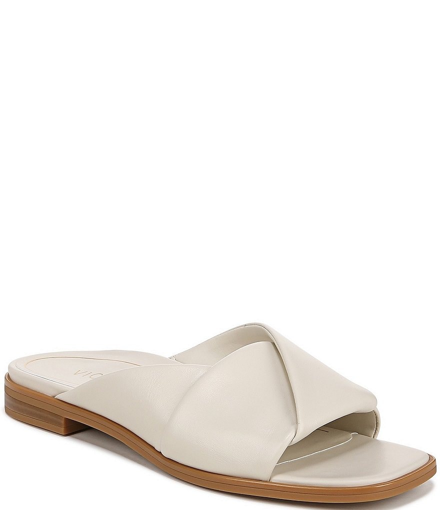 Vionic Miramar Leather Slides | Dillard's