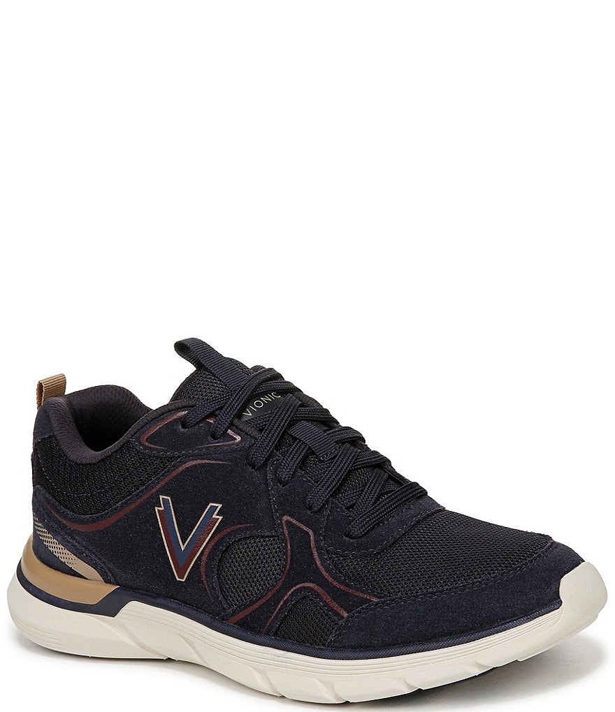 Vionic Walk Parkside Suede Mesh Logo Detail Sneakers | Dillard's
