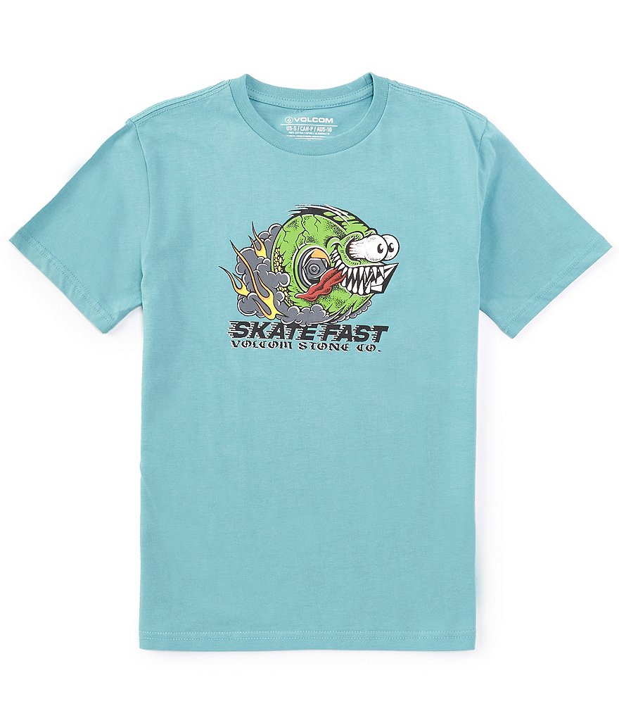 Volcom Big Boys 8-20 Short Sleeve Skatefast Graphic T-Shirt Volcom Big Boys 8-20 Short Sleeve Skatefast Graphic T-Shirt
