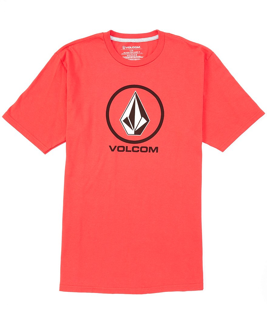 Volcom Awl Rights Short Sleeve T-Shirt in Bark Brown 