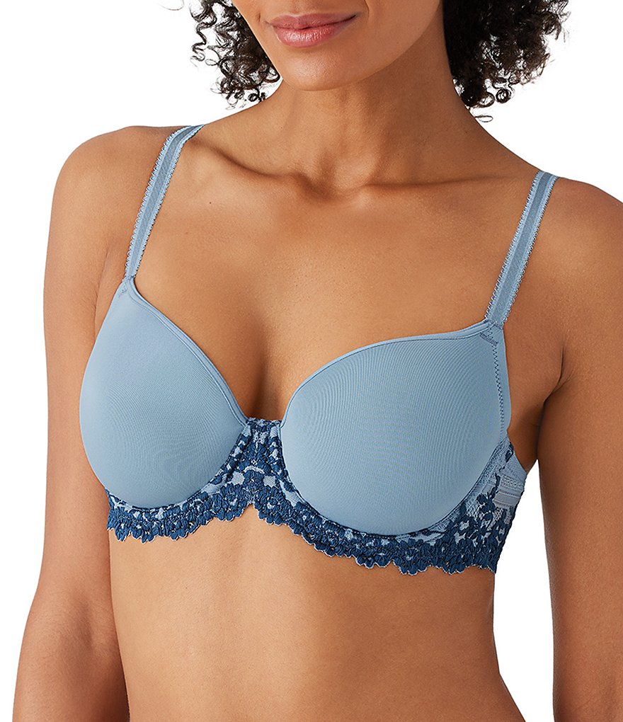 Wacoal Lingerie Embrace Underwired Padded Lace Contour Bra 853191