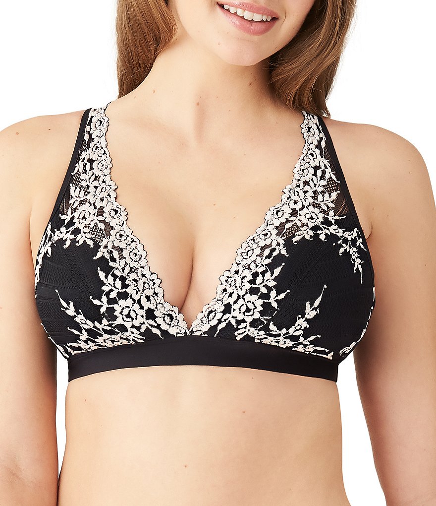 Bras  Womens Calida Natural Comfort Lace Soft Non-Wired Bra Schwarz —  Megan Imoveis