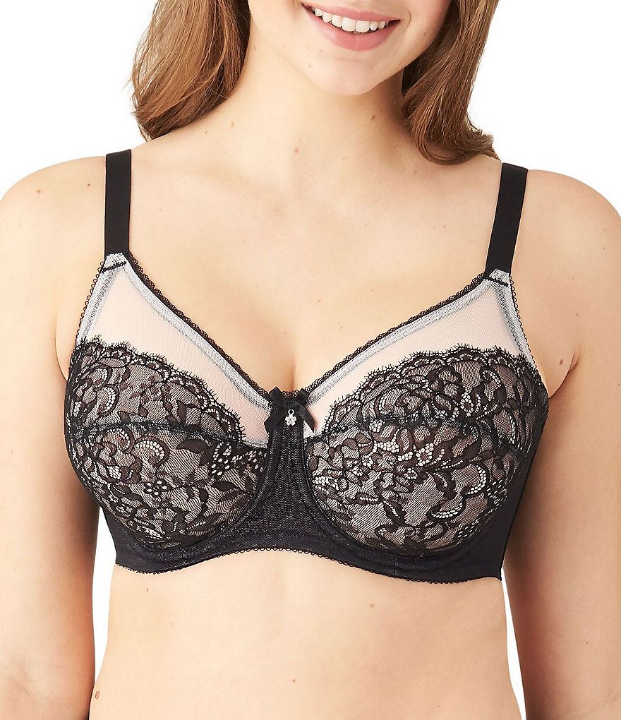 Wacoal Retro Chic Full-Busted Underwire Bra 855186 (Toast) Women's Bra. A  retro wonder. Designed for the full bust. Two-section…