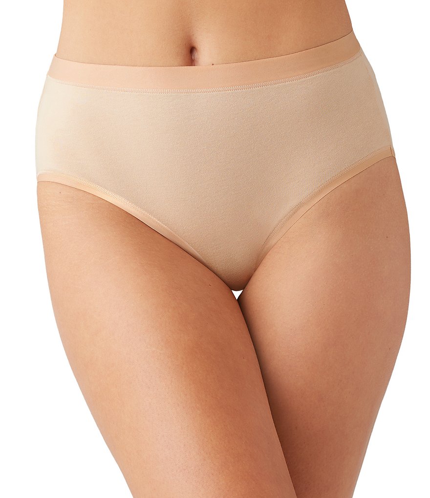 Ladies's Comfortable Smooth Cotton Panties Colour Flatlock Seams
