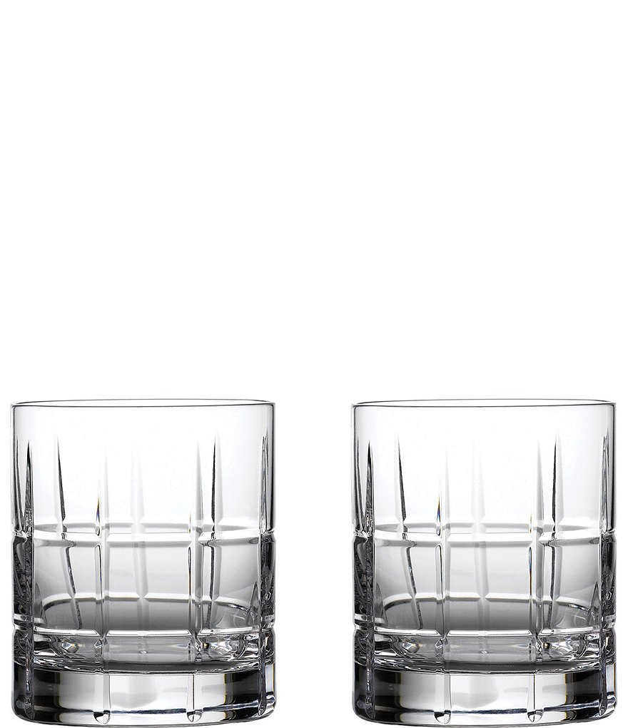 Waterford Crystal Double Old Fashioned Cluin Wine Brandy Glasses