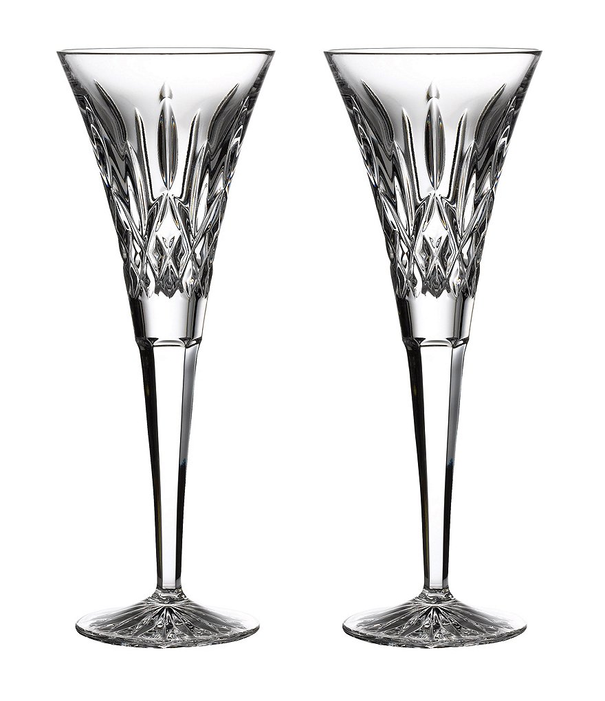 Waterford Lismore Crystal Wedding Toast Flute Pair Dillards Waterford Lismore Crystal Wedding Toast Flute Pair