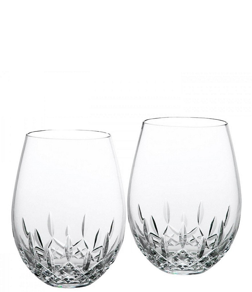 Keltum Lead-Free Crystal Red Wine Glasses, Set of 2