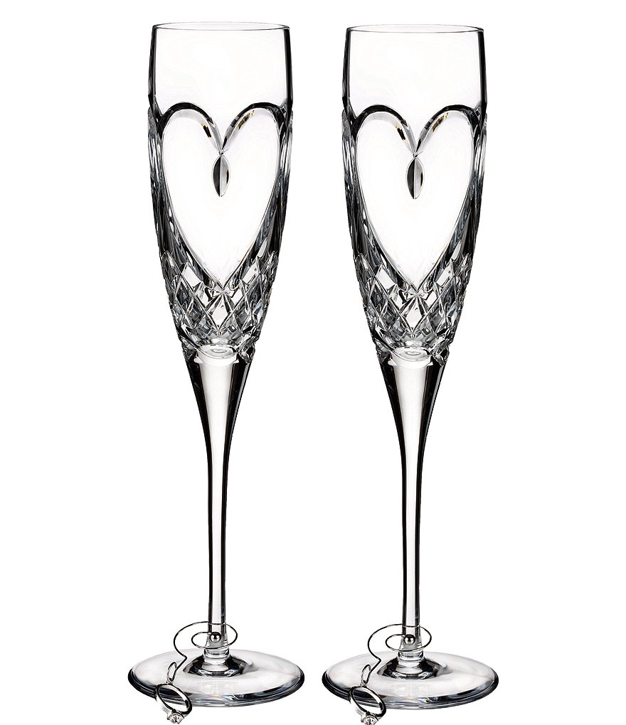 True Love 2-Piece Toasting Flute Set