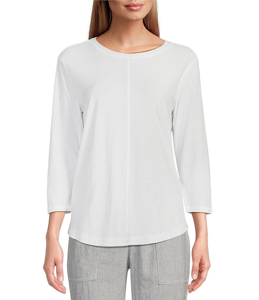 Westbound 3/4 Sleeve Knit Crew Neck Top | Dillard's Westbound 3/4 Sleeve Knit Crew Neck Top | Dillard's
