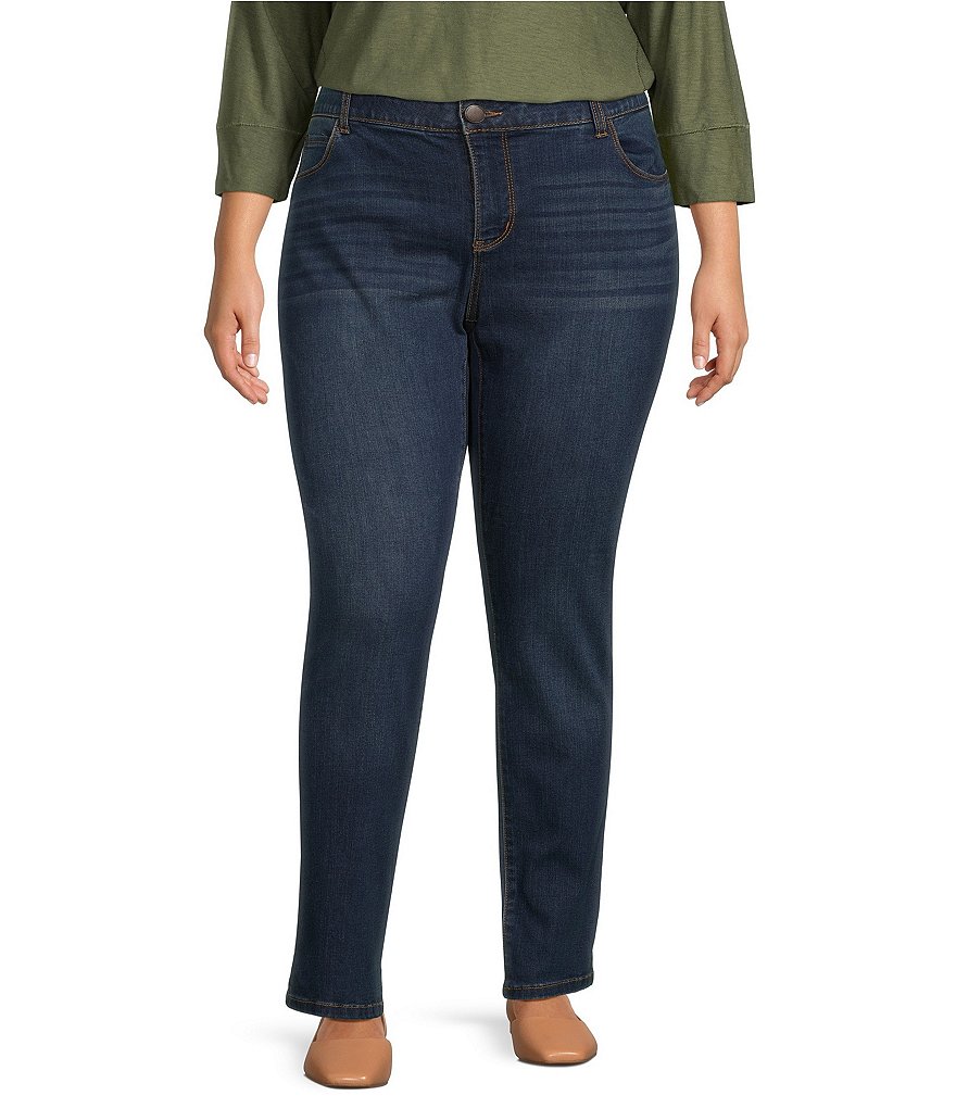 Westbound Denim Plus Size THE FIT FORMULA Slim Straight Leg Jeans |  Dillard\'s