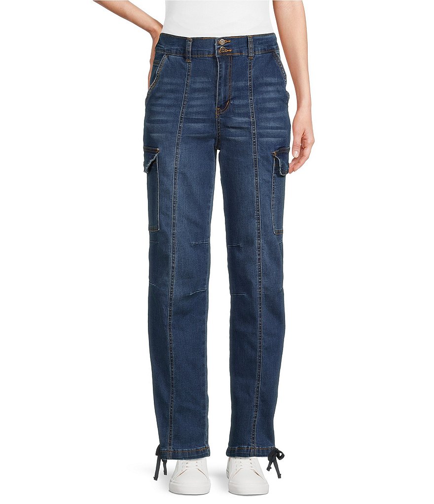 Westbound Mid Rise Wide Leg Cargo Pant Jeans | Dillard's