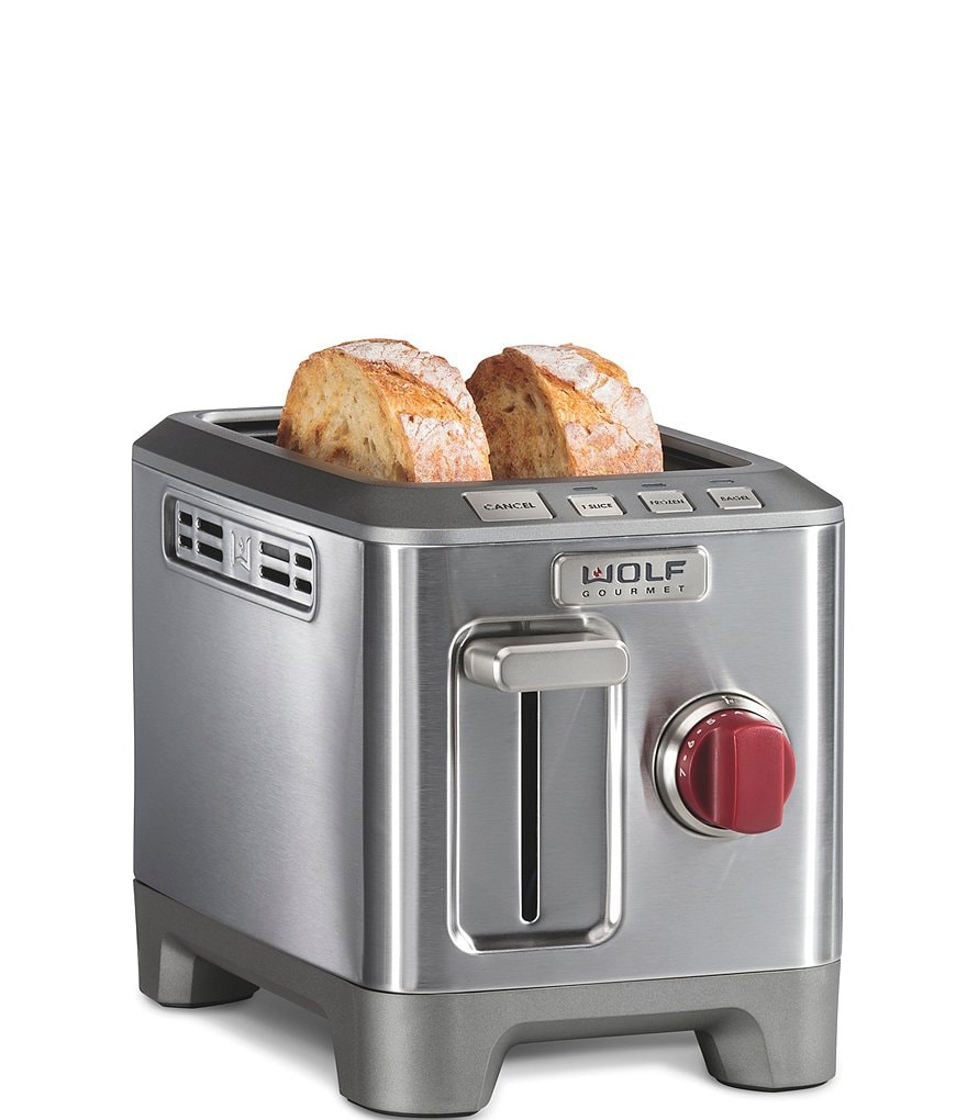 Wolf Gourmet TwoSlice Toaster with Red Knob Dillard's