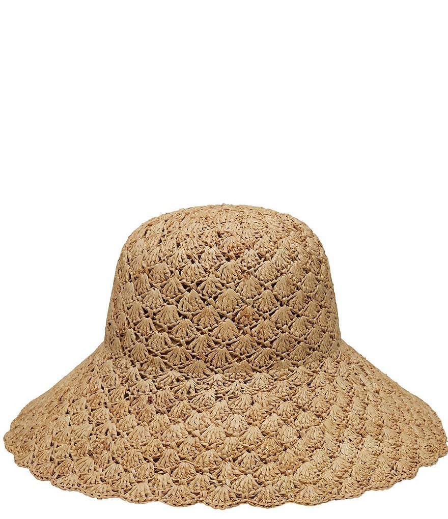 Wyeth Esme Patterned Straw Bucket Hat | Dillard's