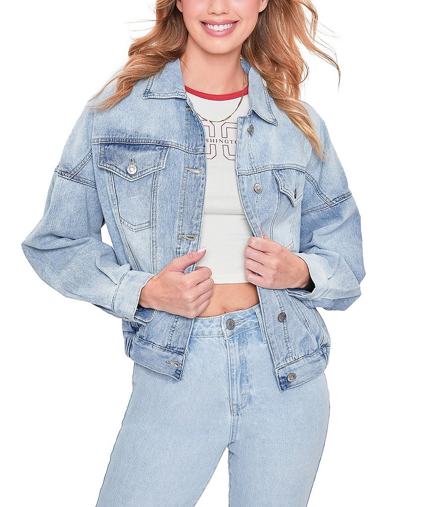 Women Sexy Ripped Crop Jeans Jacket Black Blue Long Sleeve Short Denim  Jacket Long Sleeve Jacket $11.12 - Wholesale China Women's Casual Jackets  at Factory Prices from Polywell Textile & Garments Co.