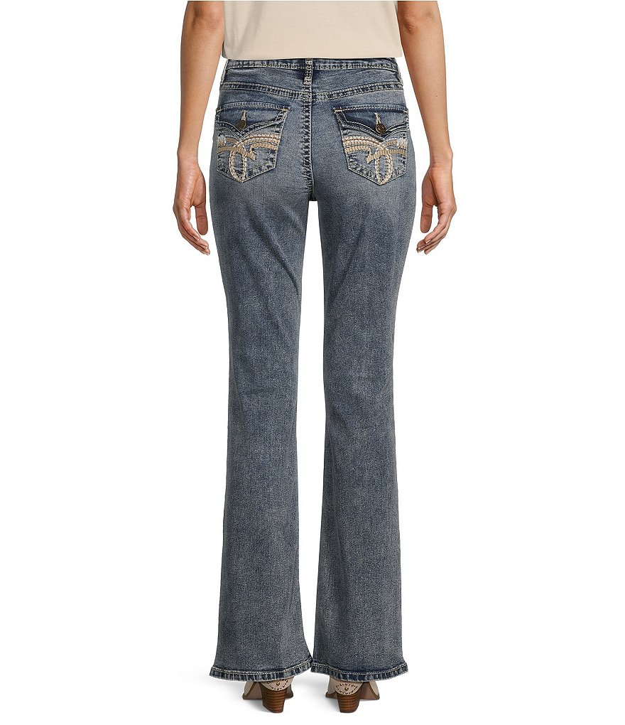 【I AM MARI】Wittery Side Adjust Brushed Bootcut Slacks Solid Ponte Full-length Bootcut Slacks | Boutique Near Me