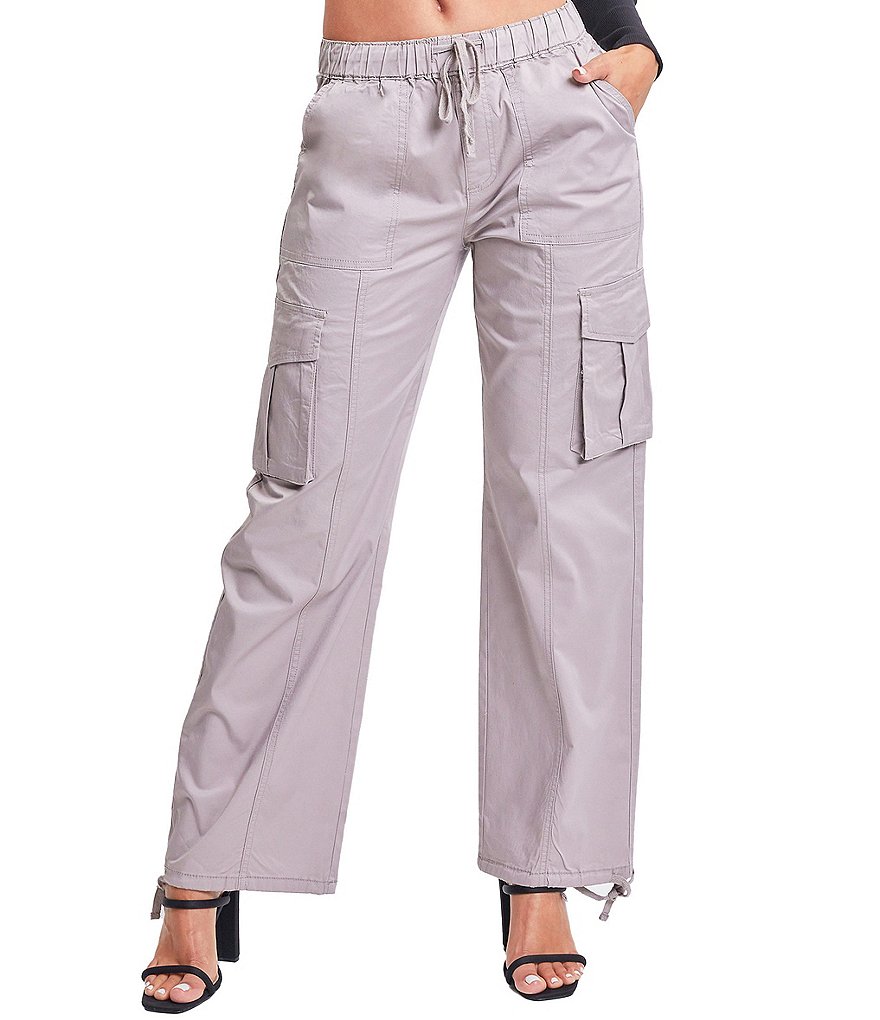 straight fit cargo pants with adjustable waist｜TikTok Search