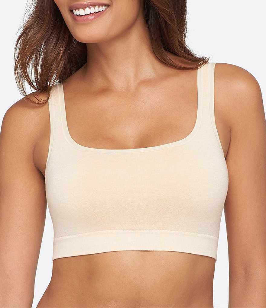 Yummie by Heather Thomson Tanya Scoop Neck Bra : : Clothing, Shoes  & Accessories