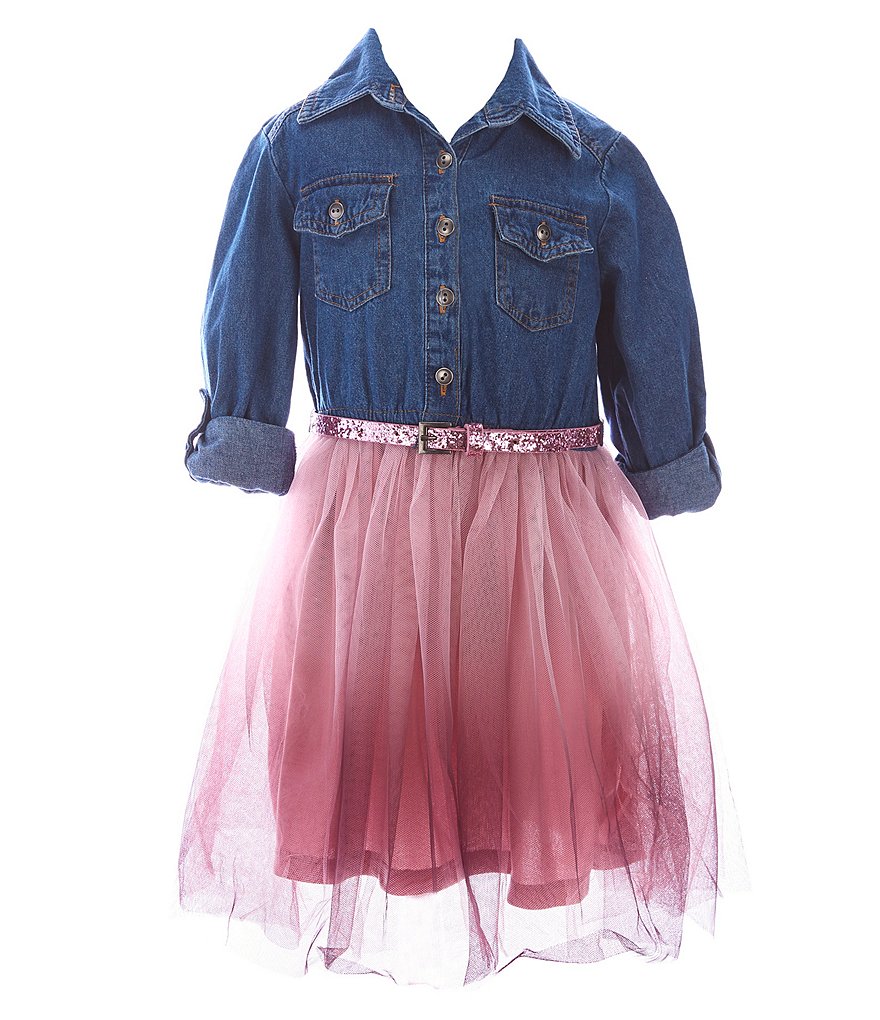 Girls Denim Jacket + Denim Tulle Skirt - ONLY 2 LEFT !!! – Wild