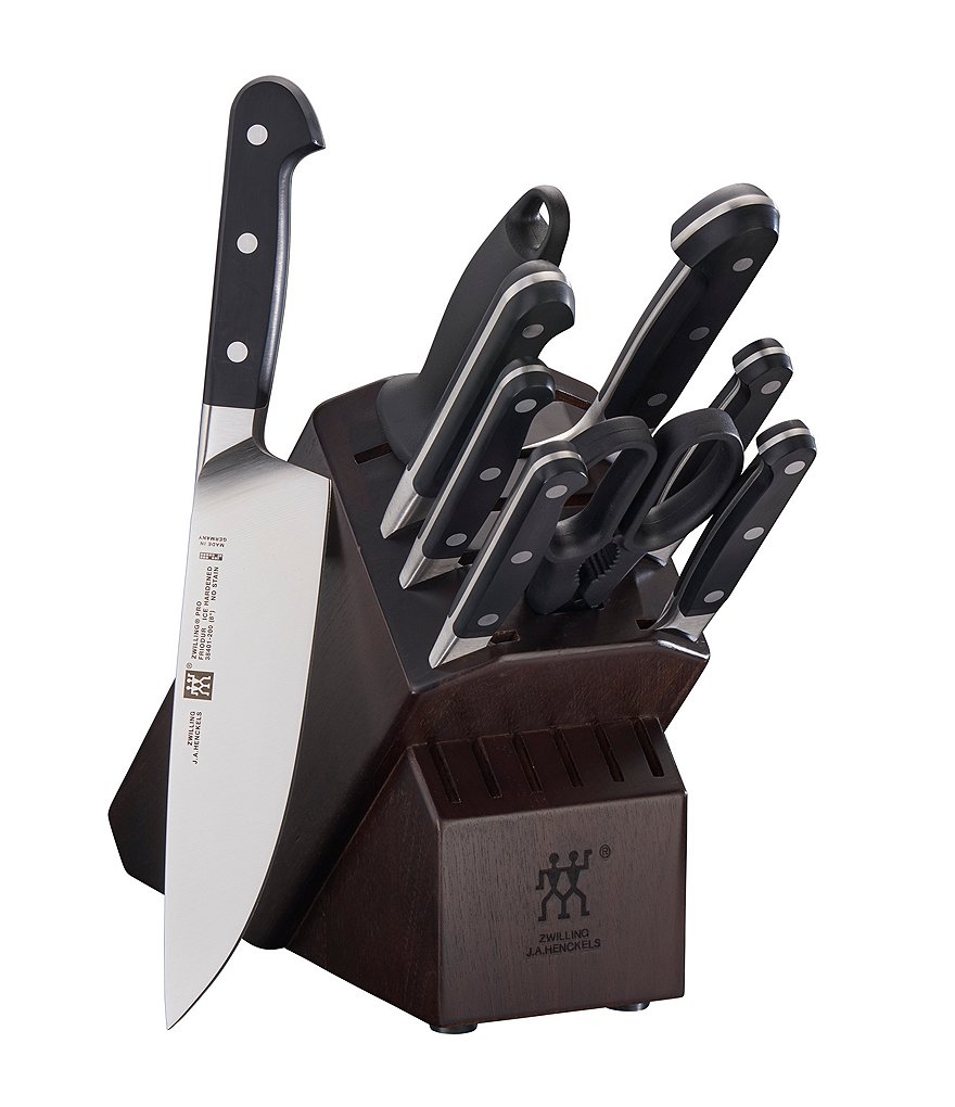 Viking Full-Forged German Steel 10-Piece Knife Block Set