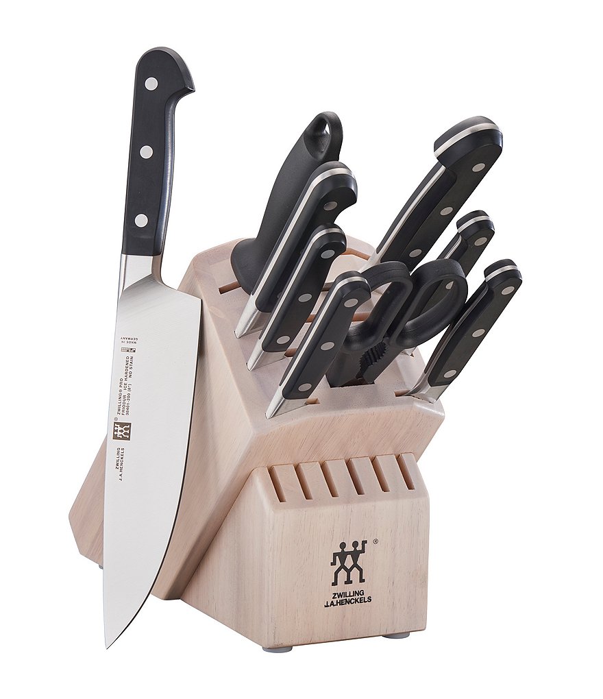 Viking Professional 10-Piece Cutlery Block in Acacia