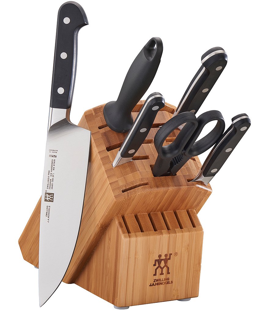 Zwilling Pro 7-pc, Knife Block Set, Acacia